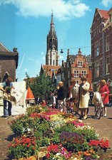 Nederland Delft Bloemenmarkt