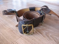 Cintura Sam Browne in pelle da