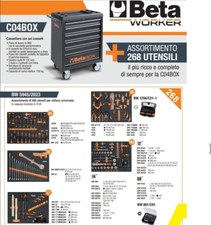 CARRELLO BETA C04BOX 268 UTENSILI, IL CARRELLO PIU COMPLETO DI SEMPRE
