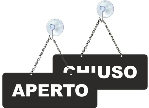 Cartello aperto chiuso - cartello,