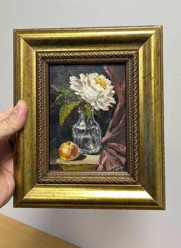 Quadro olio con cornice