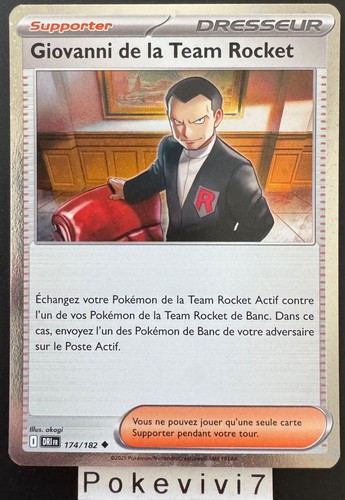 Carte pokemon giovanni la - de,