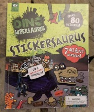 Stickersaurus Paperback Book