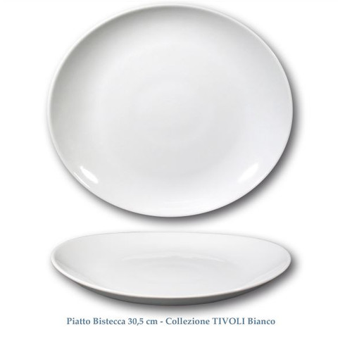 Piatto bistecca ovale tivoli - ovale,