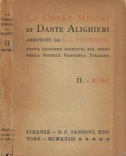 Le Opere Minori (annotate da