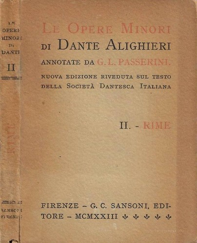 Opere minori annotate da - opere,