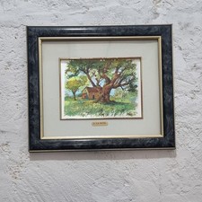 Quadro paesaggio rustico con - quadro,