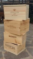 Casse Vuote Sassicaia Ornellaia Argentiera Grattamacco 