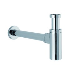 SIFONE ARREDO TONDO IN ACCIAIO