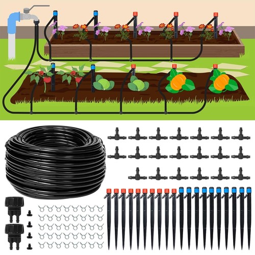 110ft drip irrigation kit - drip,