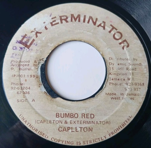 Capleton bumbo red - red, vinyl