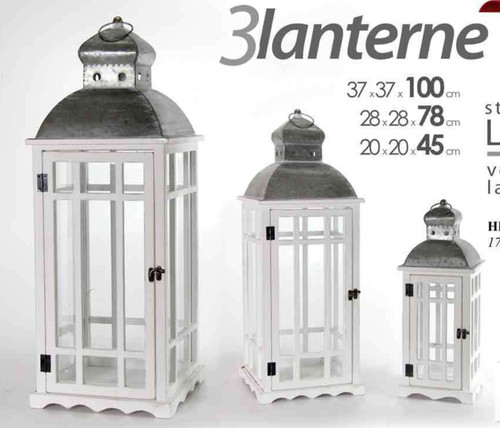 Set lanterne portacandela - 3,