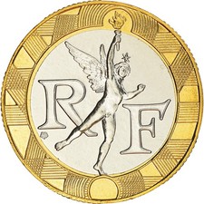Monnaie, France, Génie, 10