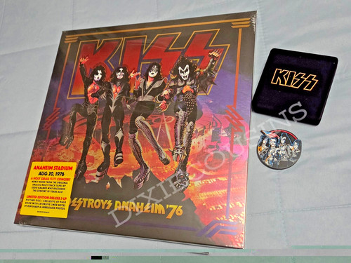 Kiss destroys anaheim 2xlp - kiss, '76