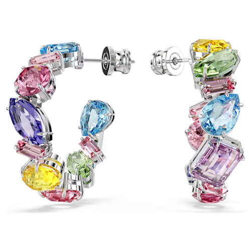 Orecchini cerchio swarovski - orecchini,