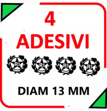 adesivo targa auto ri repubblica epoca bollino stella logo stemma moto bianco