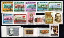 Ungheria 1981 MNH 100% barca, casse nuziali, prodotto chimico Fleming...
