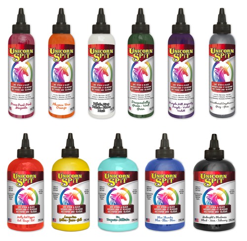 Unicorno spit colore - unicorno, colore,