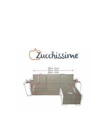 Copridivano Penisola Destra e Sinistra Salvadivano Trapuntato 2 3 4 posti angolo