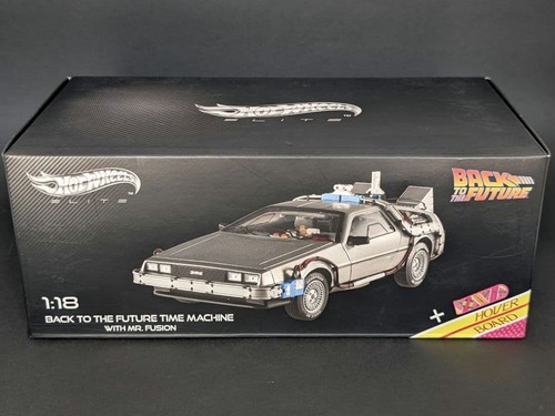 Hot wheels de lorean - wheels, 1/18