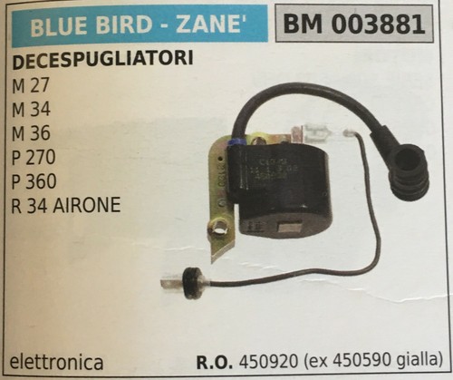 Bobina elettronica blue bird - bobina,