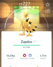 Pokémon Shiny Galarian Zapdos