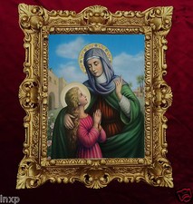 Dipinto Sant Anna Maria Icone