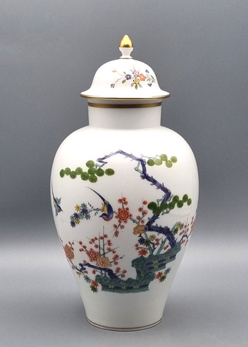 Vaso con coperchio - , in