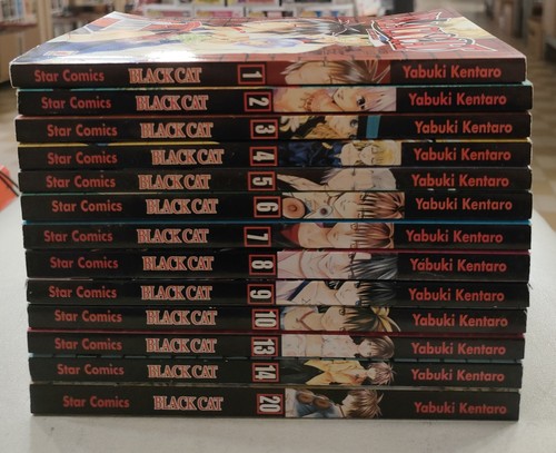 Black cat numeri a - black, #1/20