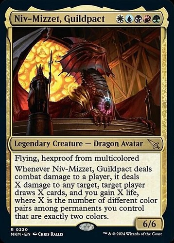 Mtg niv mizzet - niv-mizzet,, guildpact