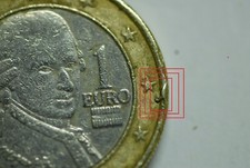 MONETA DA 1 €  AUSTRIA  MOZART 2002 ERRORE DI CONIO