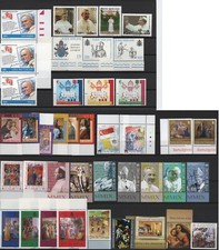 FRANCOBOLLI VATICANO LOTTO NUOVI DIFFERENTI SOTTOFACCIALE