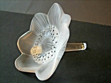 Lalique, France, scultura fiore anemone. Creato nel 1931 da René Lalique 