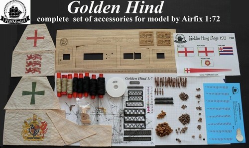 Airfix golden hind set - 1:72,