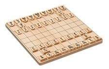 Set shogi semplice in legno di