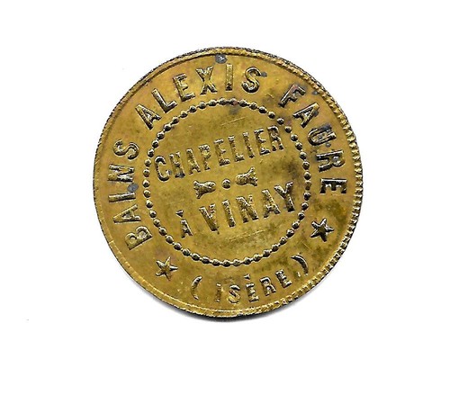 Rare jeton des bains alexis - bains,