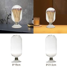 Glass Match Cloche Jar Jar