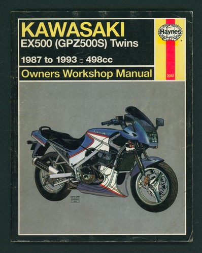 Kawasaki gpz500s haynes - kawasaki,