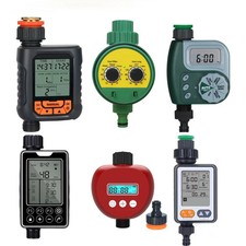 Kit Impianto Irrigazione a Goccia Automatico Orto con Timer Tubo per Giardino