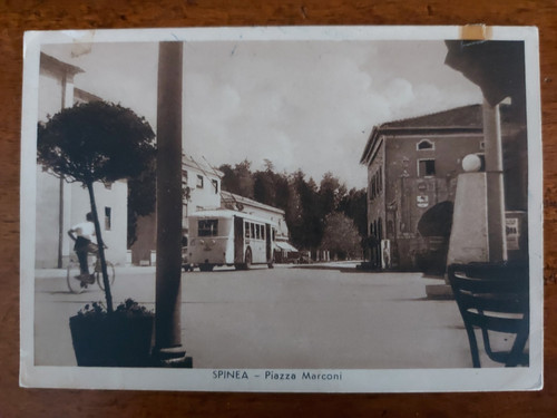 Cartolina spinea piazza - ,