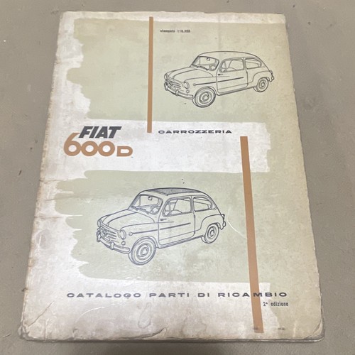 Fiat 600d catalogo - catalogo, di