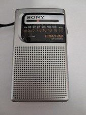 Radio Sony ICF-S10MK2 Pocket Radio with Speaker - Silver