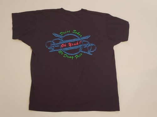 Shirt vintage drive sober - t-shirt,