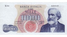 1000 LIRE G. VERDI I TIPO