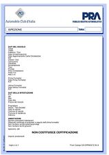 Visura Targa Pra - Visura entro 1 Ora!! 