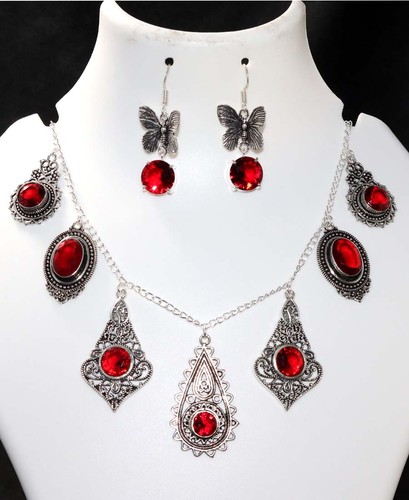 Set collana orecchini - collana, cluster