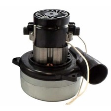 MOTORE BISTADIO ASPIRAPOLVERE 1200 WATT INDUSTRIALE Alt.180mm diam 144mm Tubo