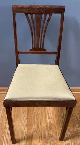 Sedia pieghevole vintage leg - sedia,