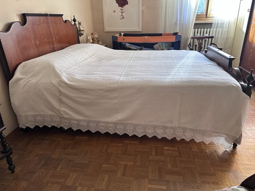 Copriletto vintage piquet - in,