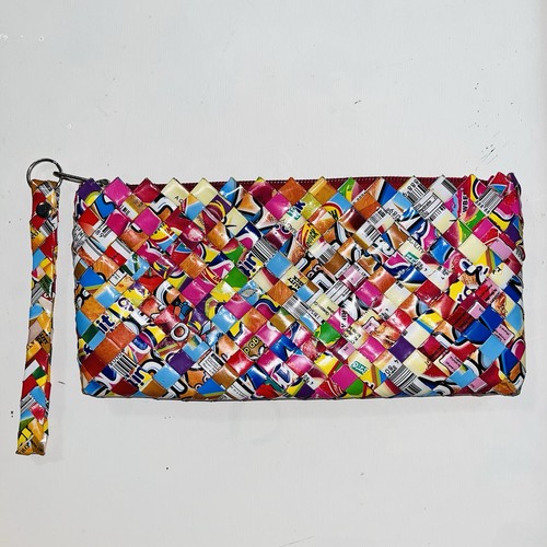 Borsa pochette cerniera